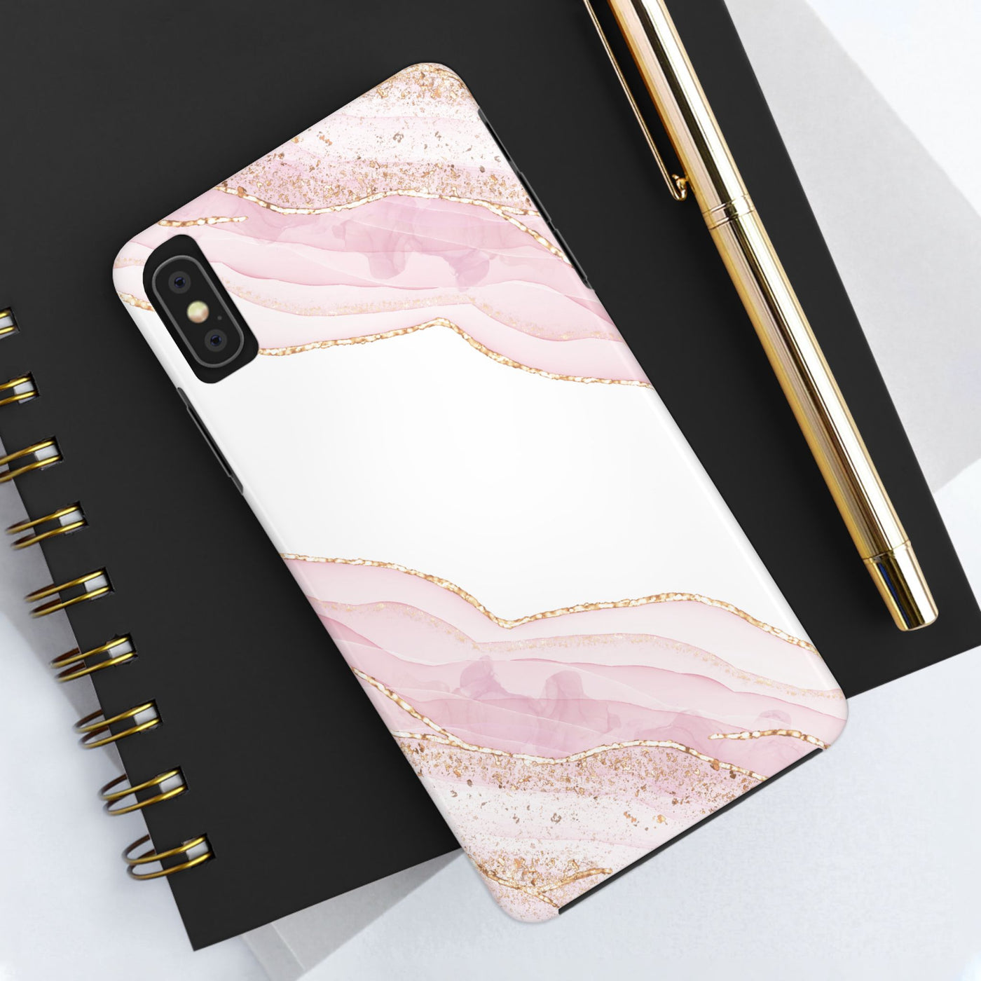 Rose Quartz Marble Phone Case