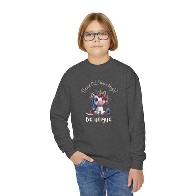 "Be Unique" Girls Crewneck Sweatshirt