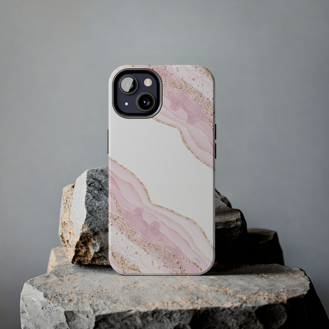 Rose Quartz Marble Phone Case