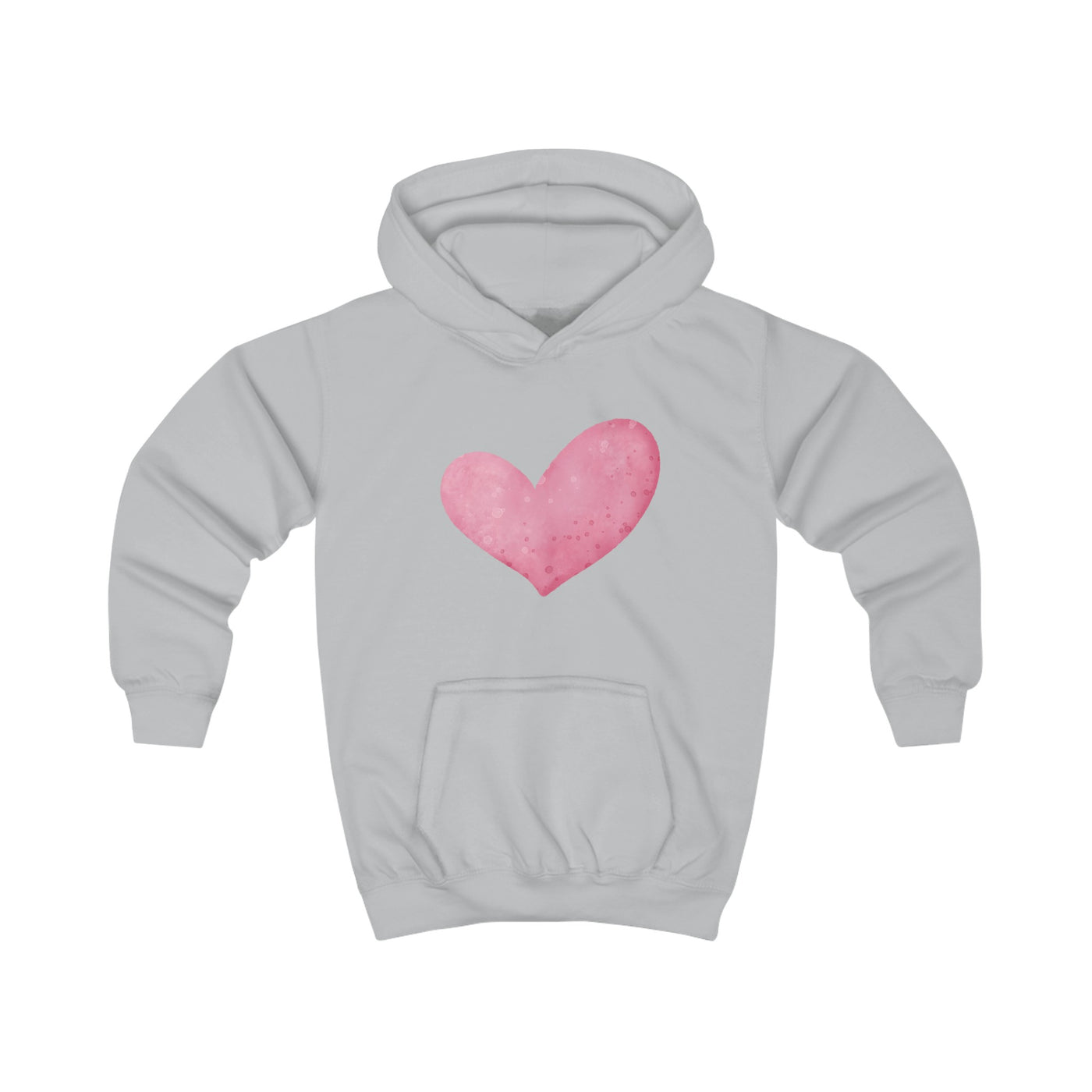 Pink Heart Kids' Hoodie