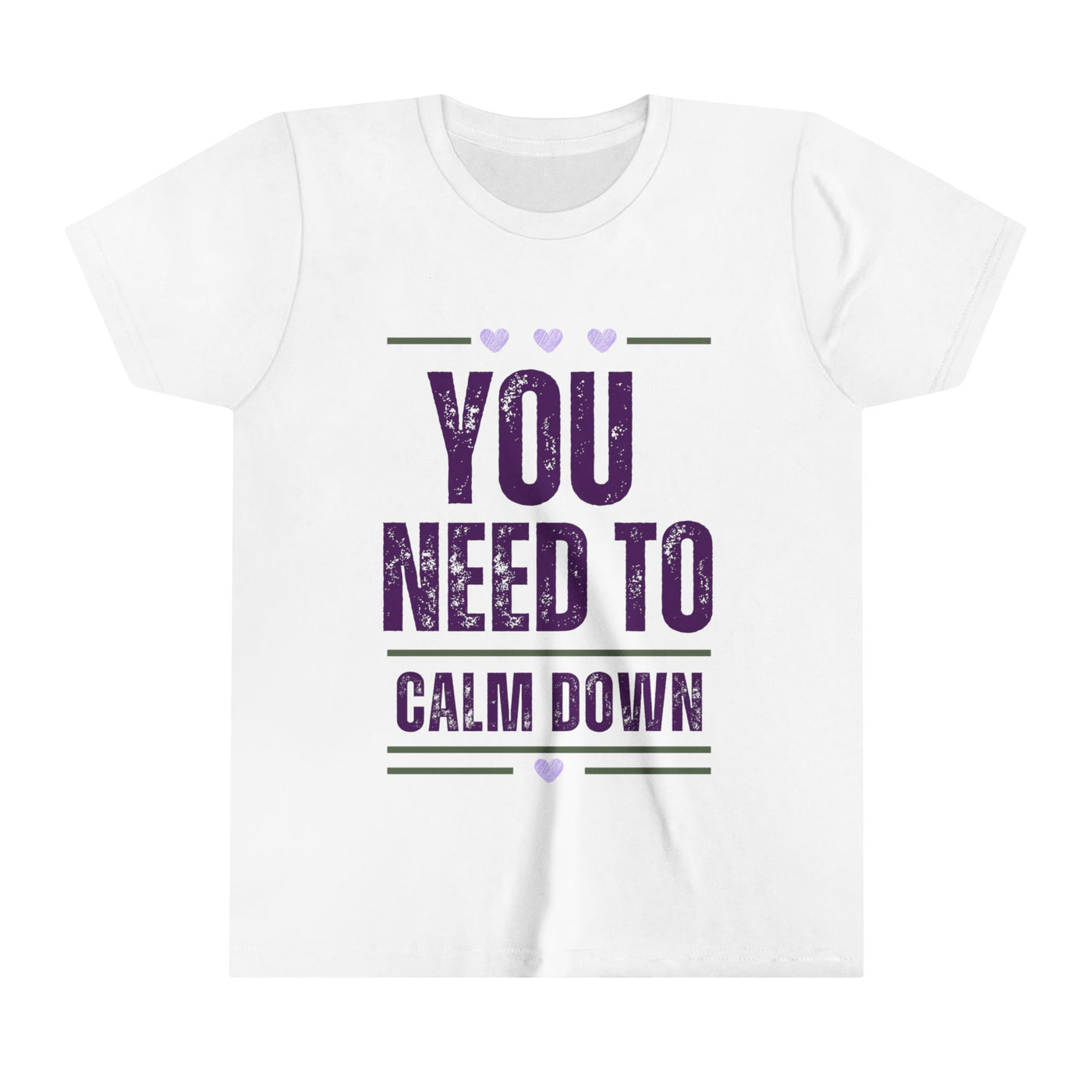 "You Need to Calm Down" Girls' Short-Sleeve Tee