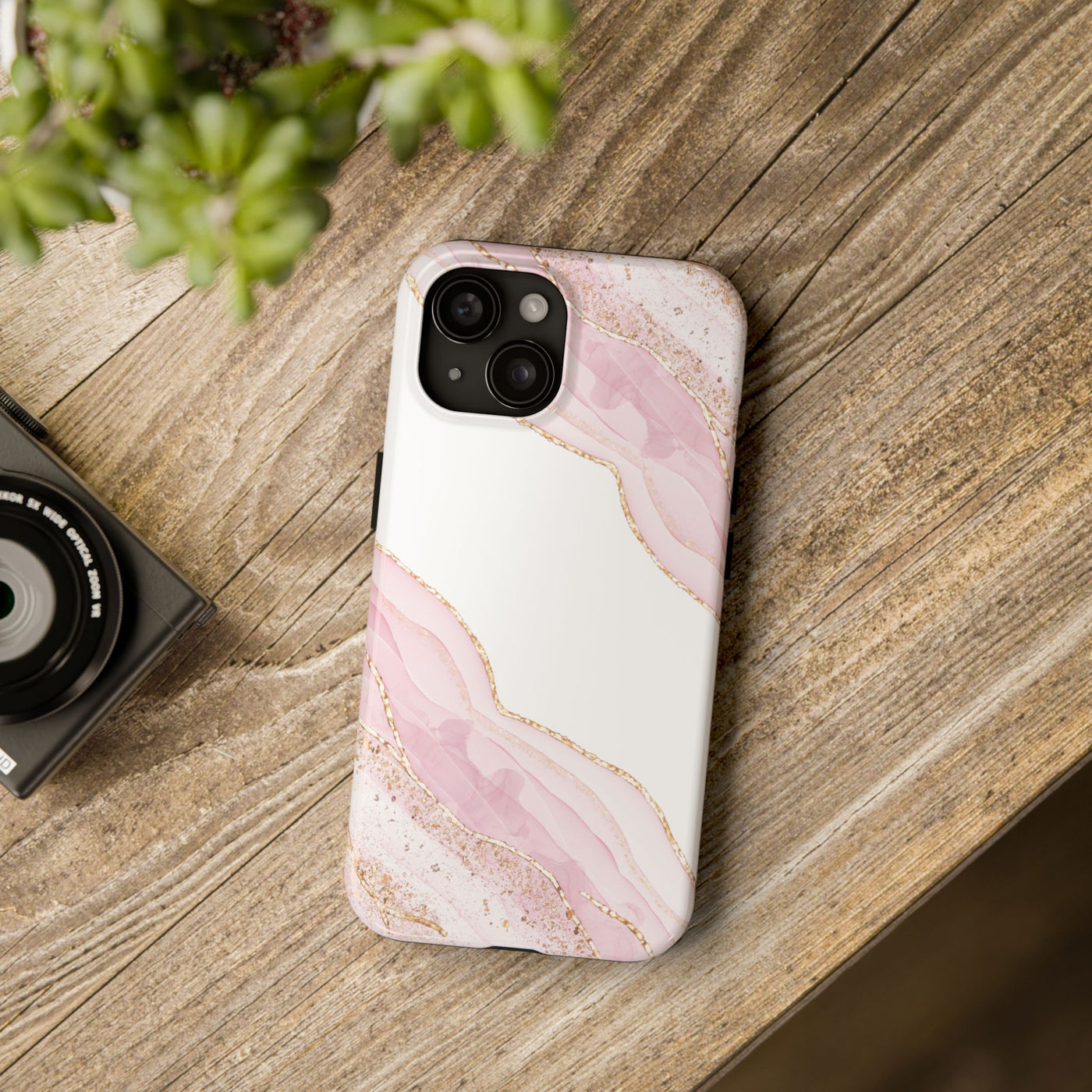 Rose Quartz Marble Phone Case