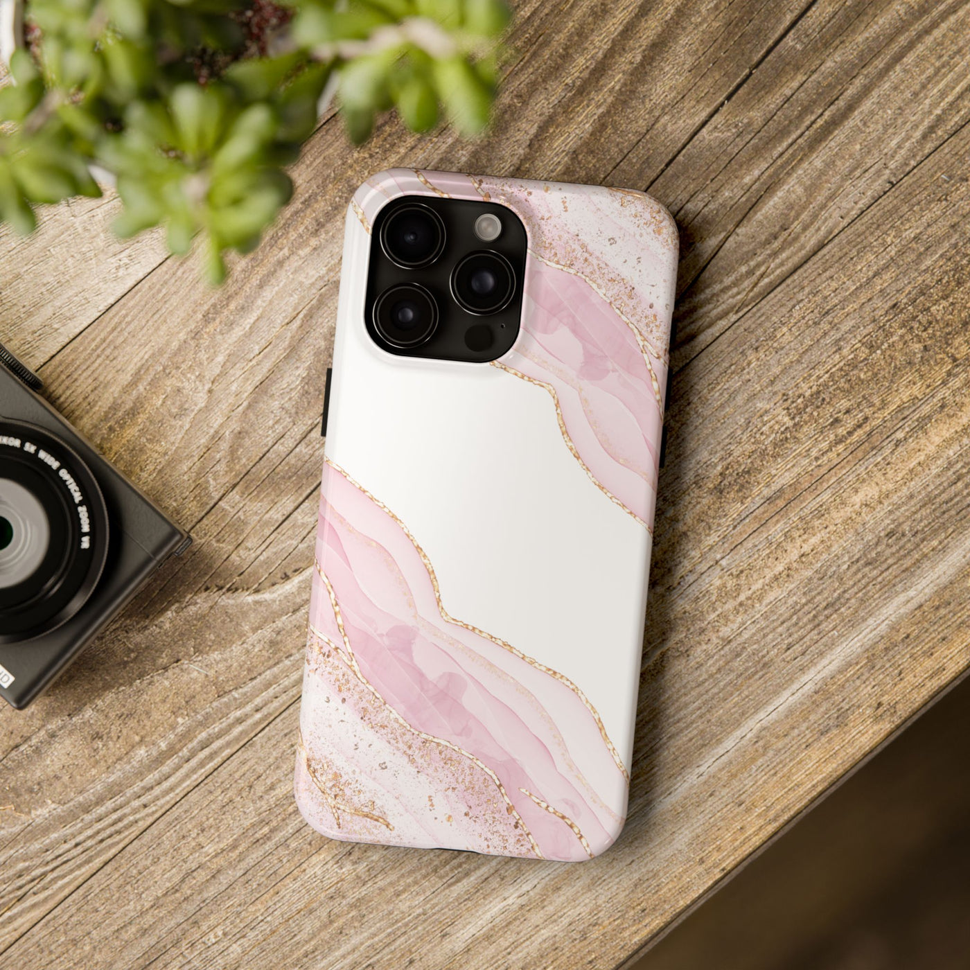 Rose Quartz Marble Phone Case