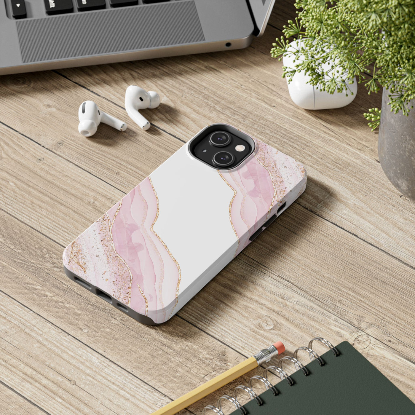 Rose Quartz Marble Phone Case