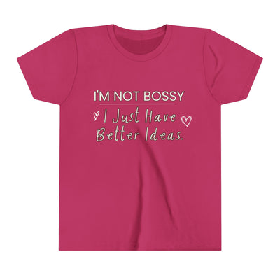 I'm Not Bossy Girls' Short-Sleeve Tee