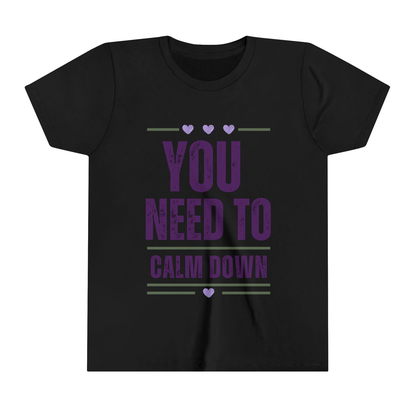 "You Need to Calm Down" Girls' Short-Sleeve Tee