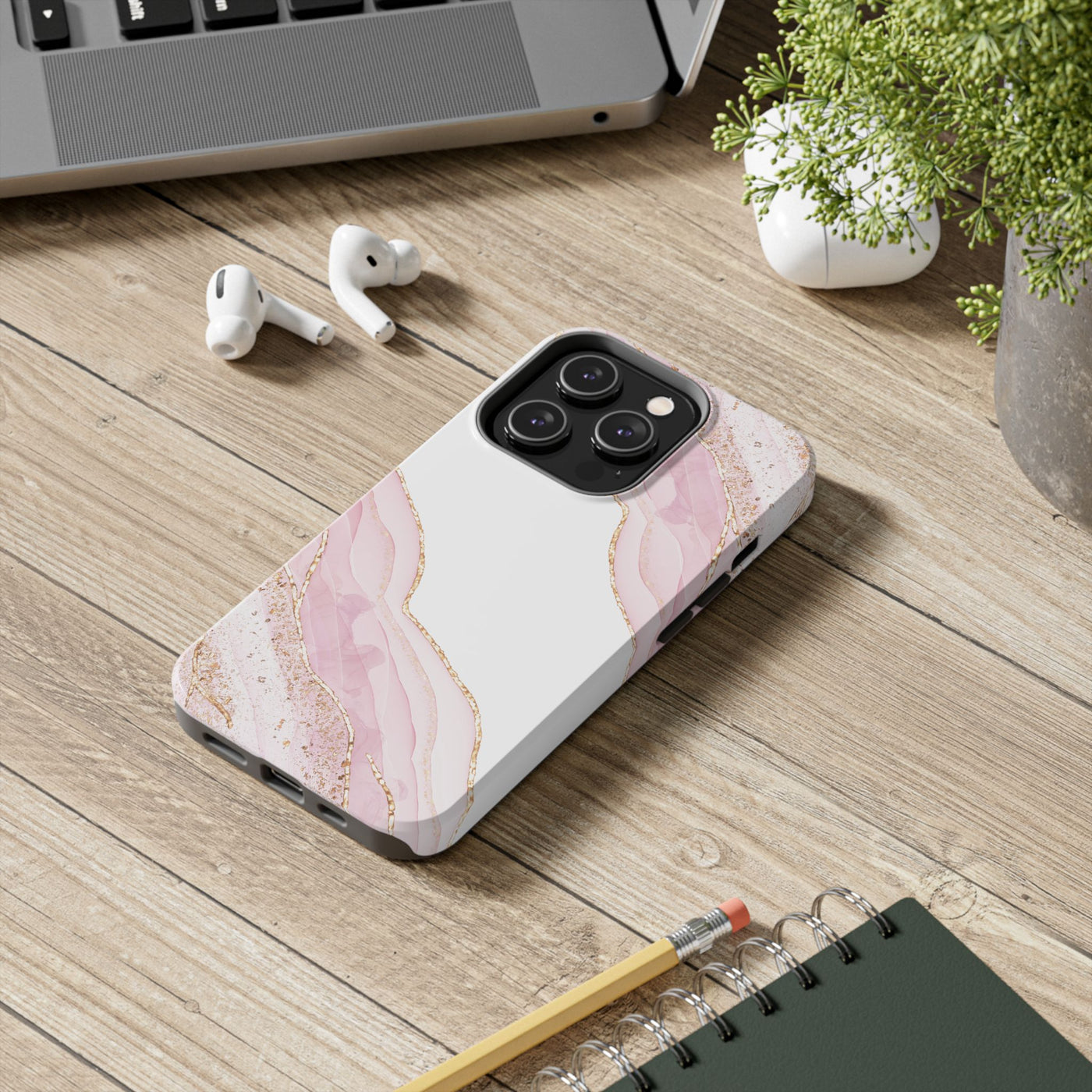 Rose Quartz Marble Phone Case