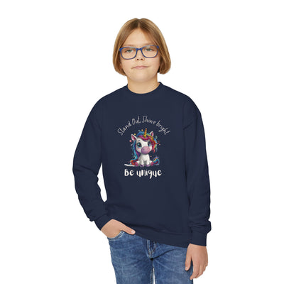 "Be Unique" Girls Crewneck Sweatshirt