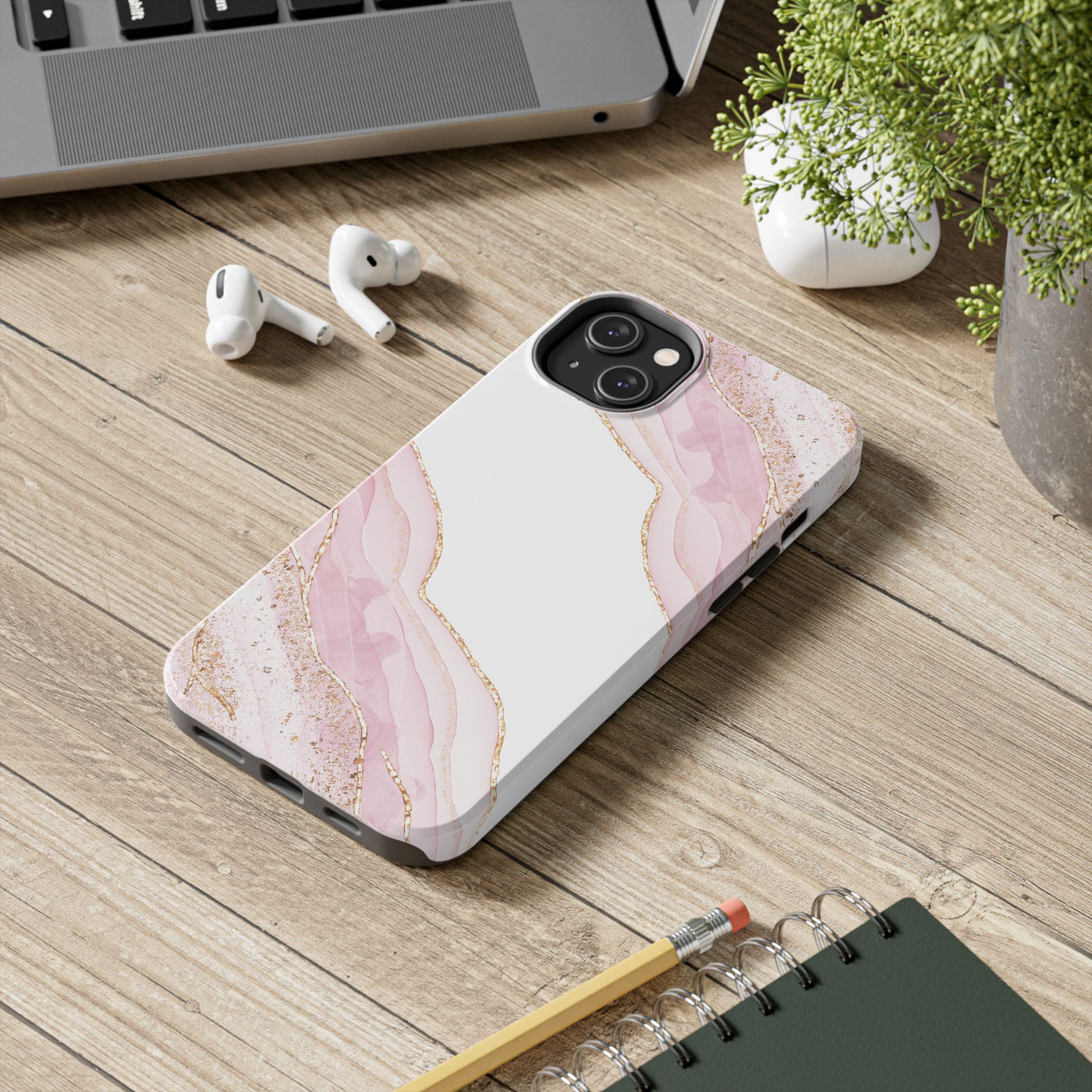 Rose Quartz Marble Phone Case