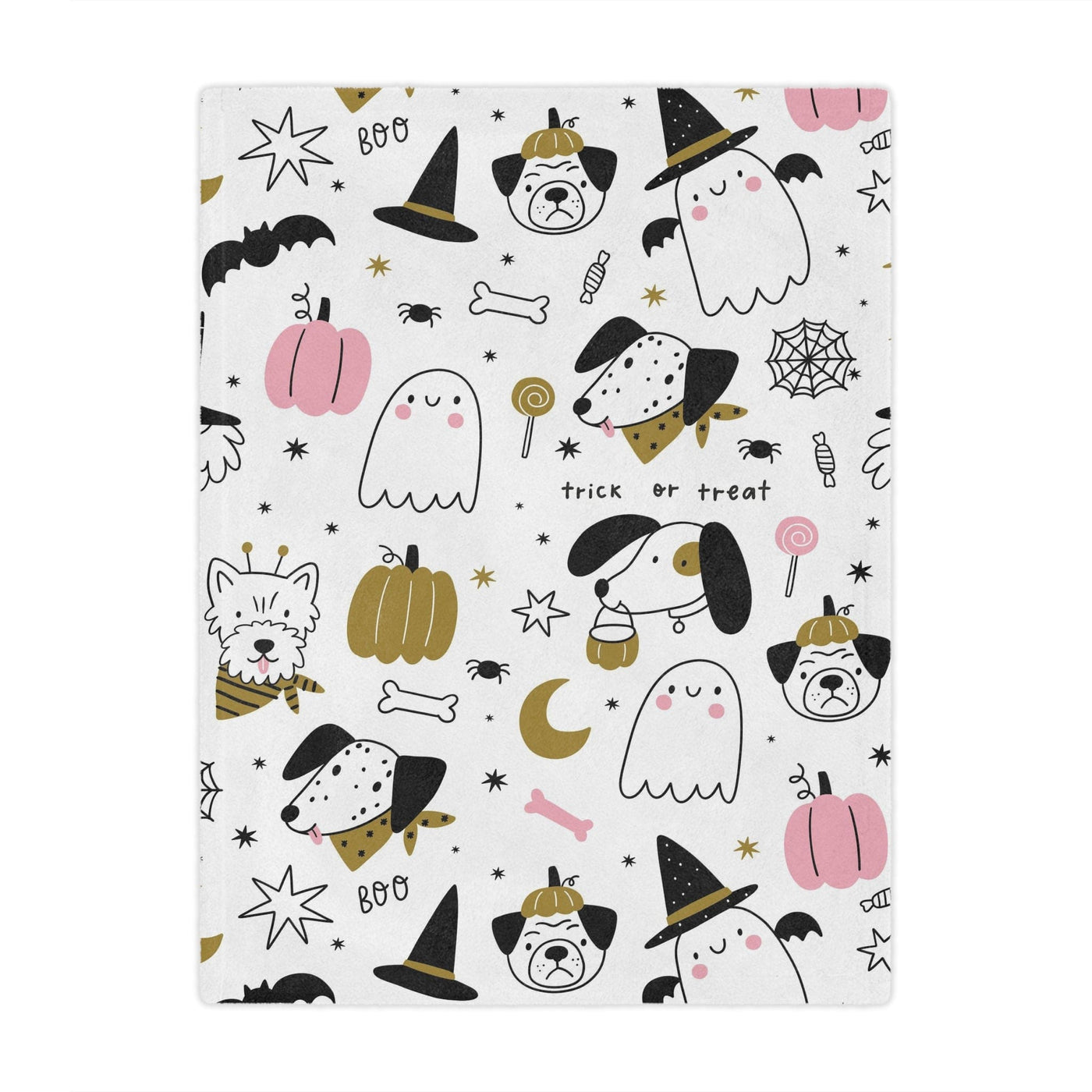 Printify Home Decor 30" × 40" Pooches & Phantoms: Kids' Whimsical Blanket