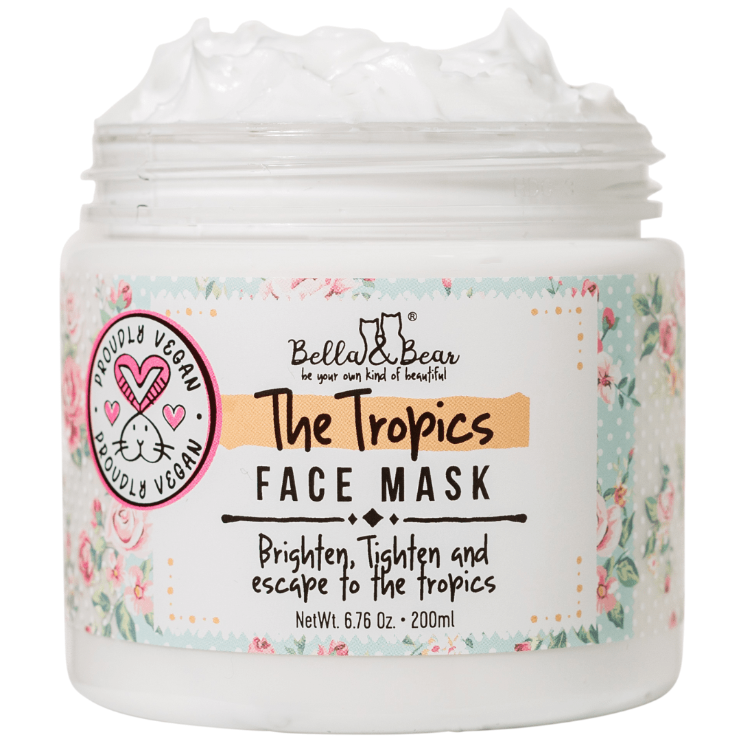 Bella & Bear bath The Tropics Mask - Brighten & Tighten - Antiaging| Poppy Wish