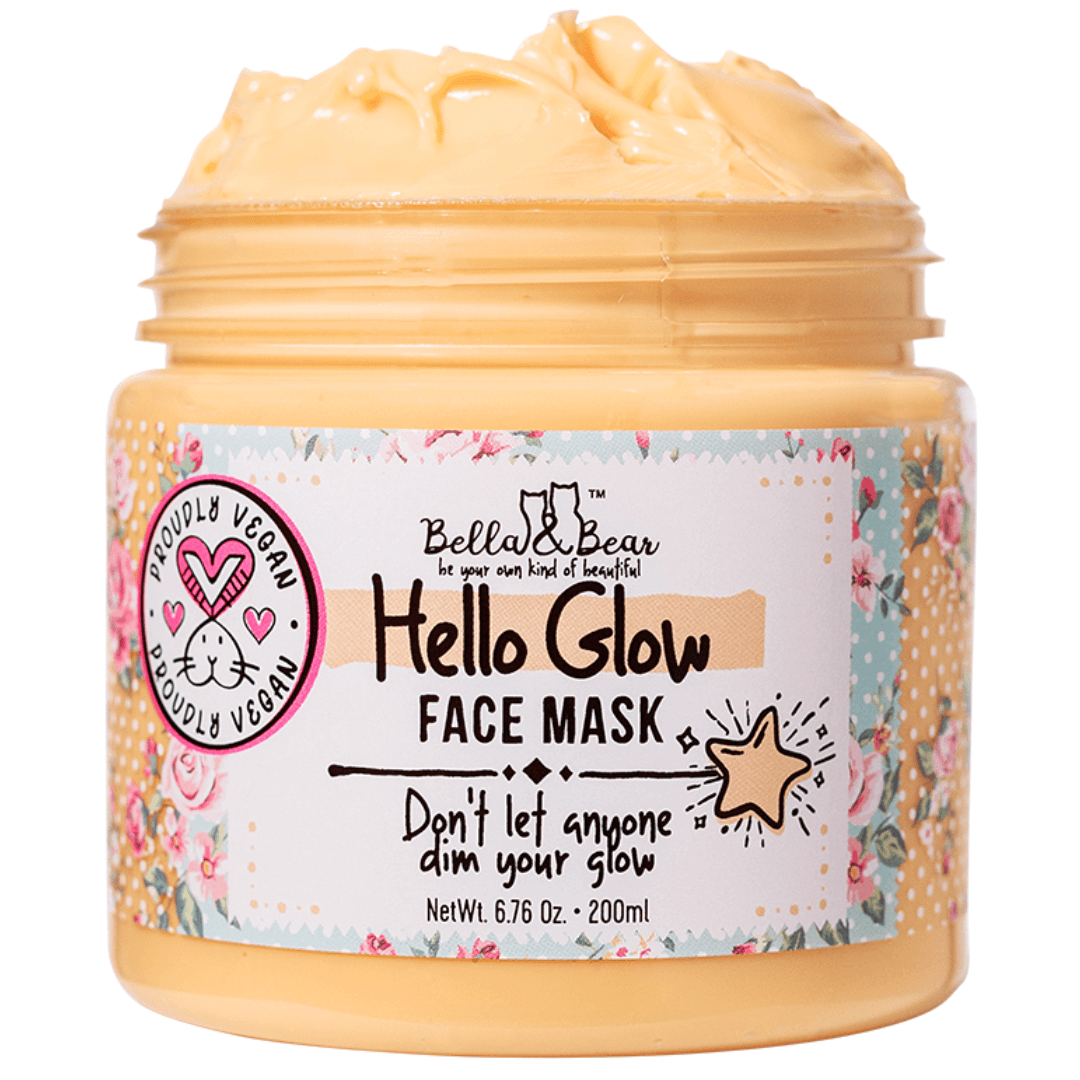 Bella & Bear Face Mask Hello Glow Face Mask for brightening & smoothing 6.7oz