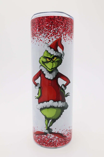 Callie Jean Design Tumbler Grinch Naughty Nice 20oz Tumbler