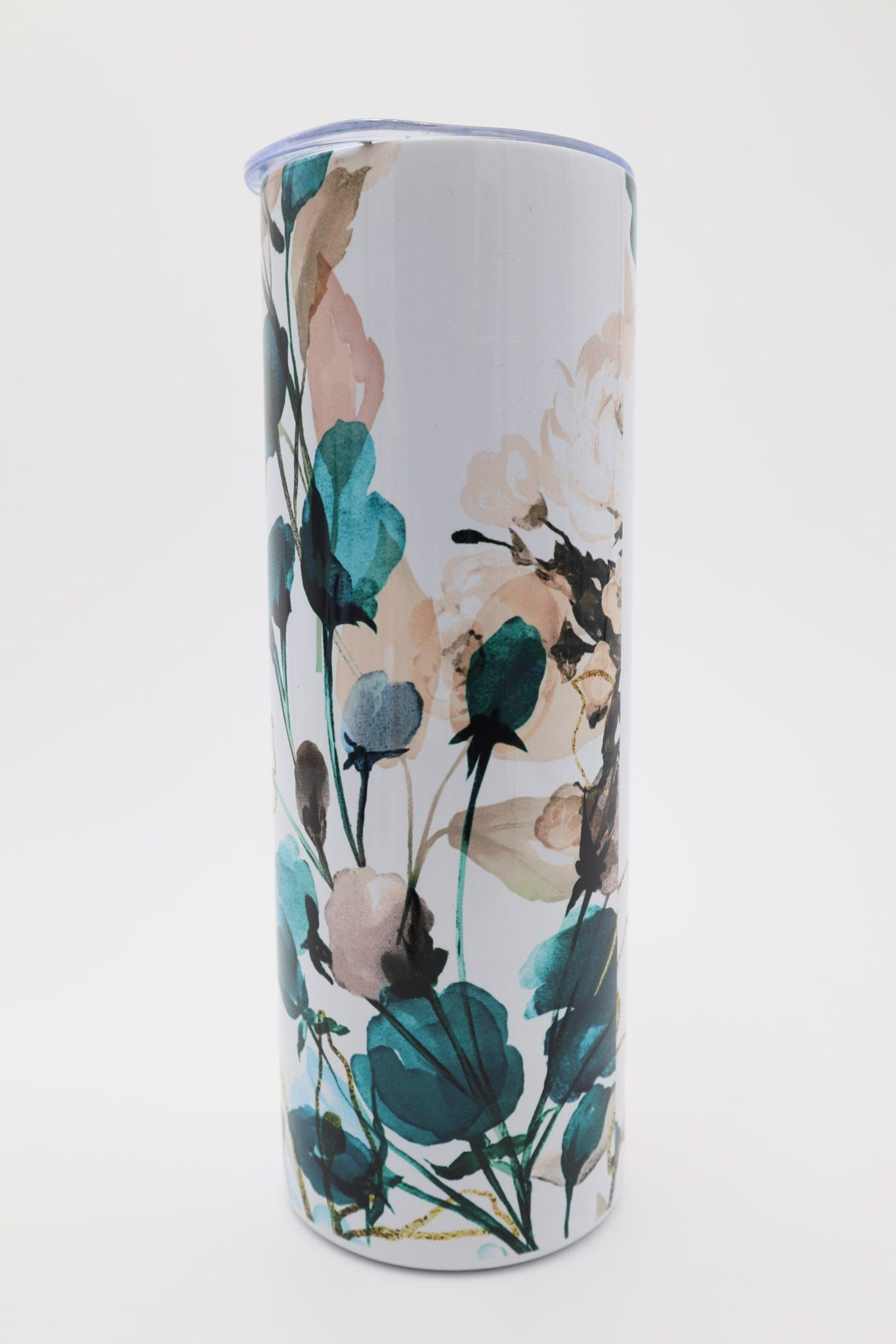 Callie Jean Design Tumbler Personalized Floral 20oz Tumbler