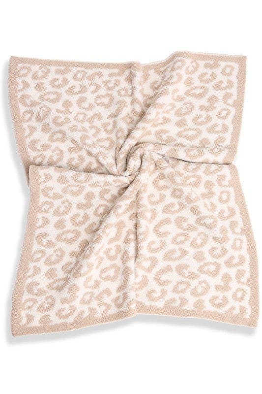 Fashion City Kids Leopard Print Luxury Soft Throw Blanket