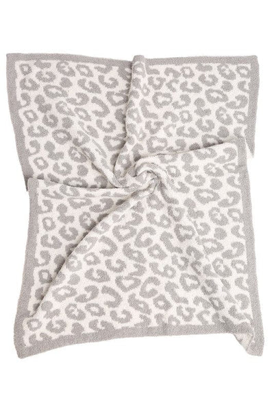 Fashion City Kids Leopard Print Luxury Soft Throw Blanket