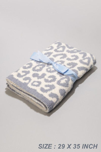 Fashion City Kids Leopard Print Luxury Soft Throw Blanket