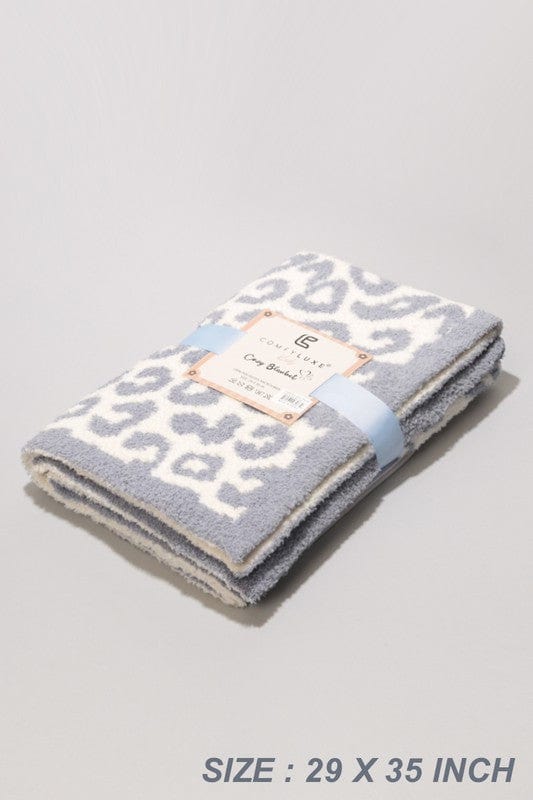 Fashion City Kids Leopard Print Luxury Soft Throw Blanket