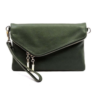 Fashion World clutch OLIVE / one Fashion Envelope Foldover Clutch