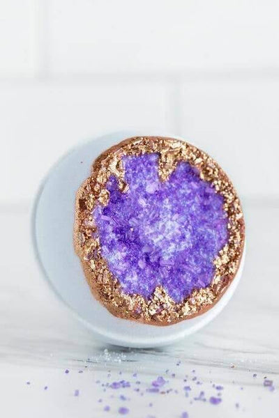 Latika Beauty bath Geode Bath Bomb - Amethyst