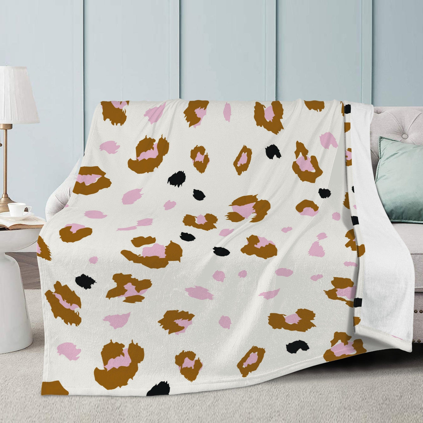 Poppy Wish blankets Lexi Leopard Blankets