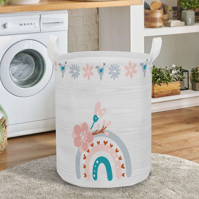 Poppy Wish Storage One Size Girls Rainbow Laundry Basket