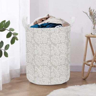 Poppy Wish Storage One Size Simple Pleasures Round Laundry Basket