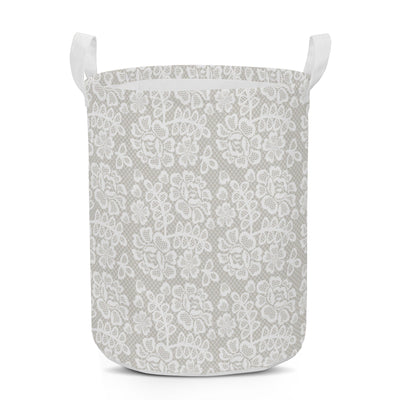 Poppy Wish Storage One Size Simple Pleasures Round Laundry Basket