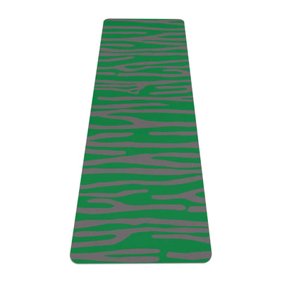 Poppy Wish yoga accessories One Size Callie Jean Green Stripes Yoga Mat