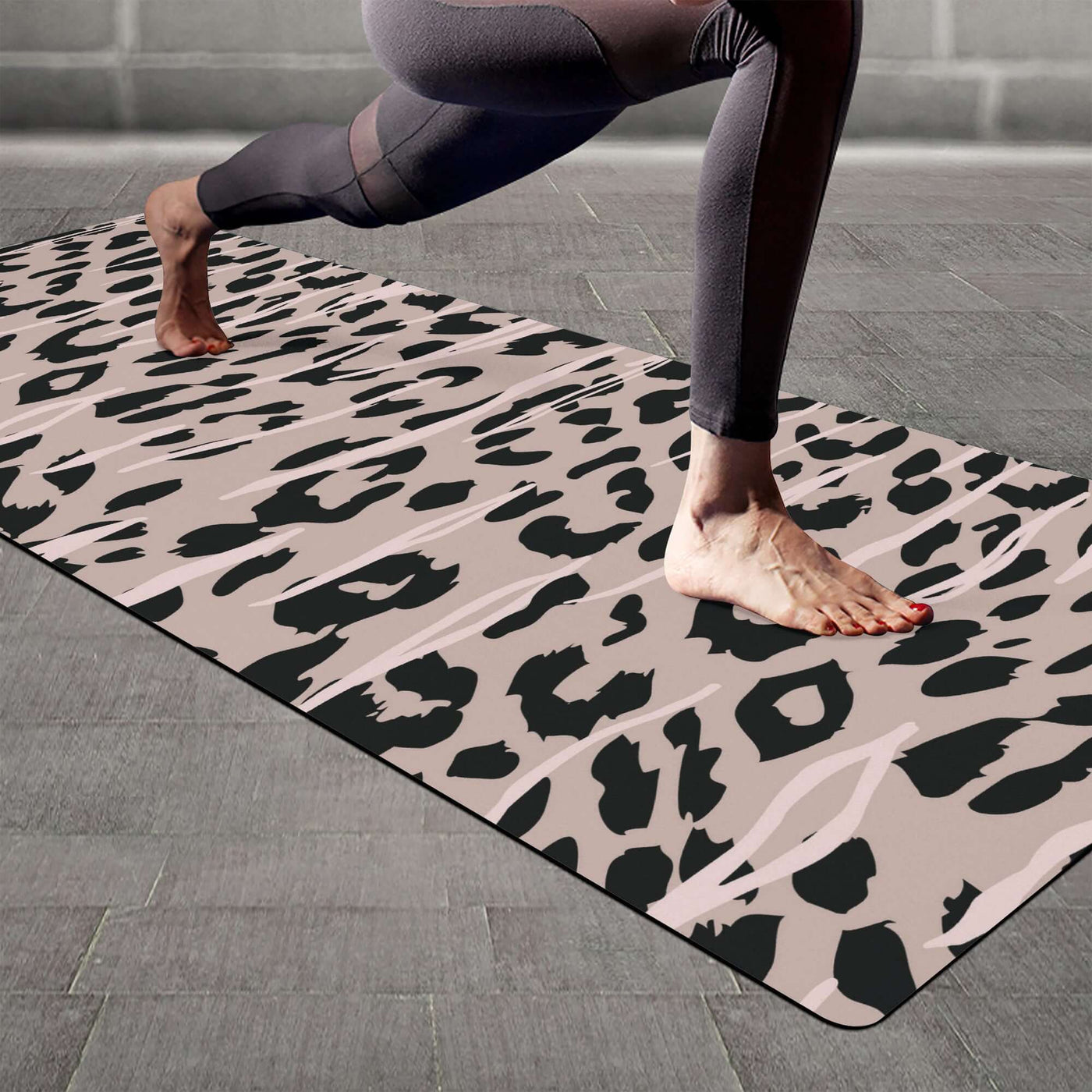 Poppy Wish yoga accessories One Size Callie Jean Leopard Yoga Mat