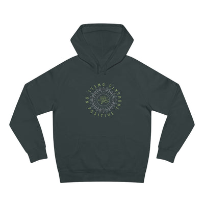 Printify Hoodie Coal / S Dwell on Positive Thoughts Hoodie