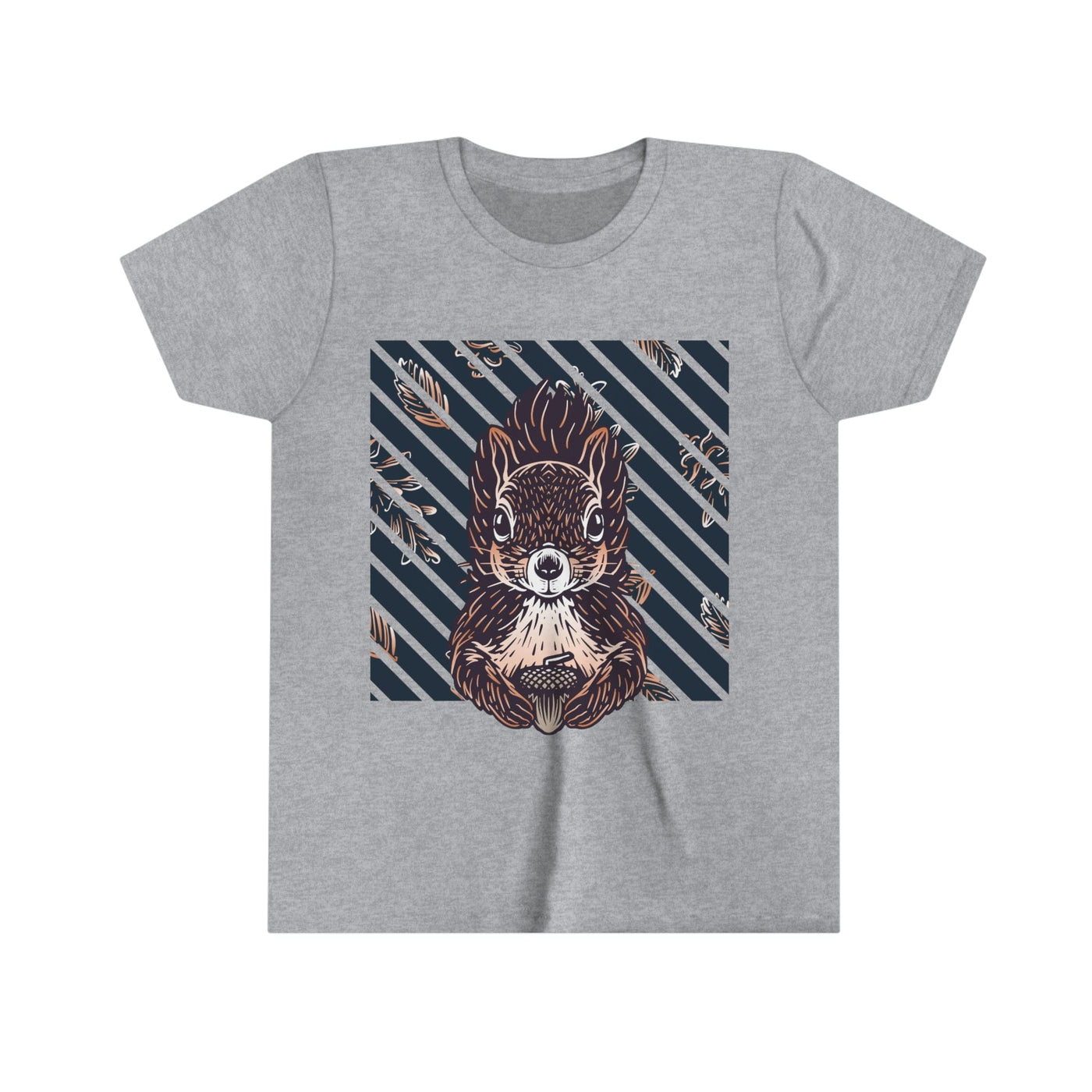 Printify Kids clothes Athletic Heather / S Squirrel - Boys Short Sleeve Tee