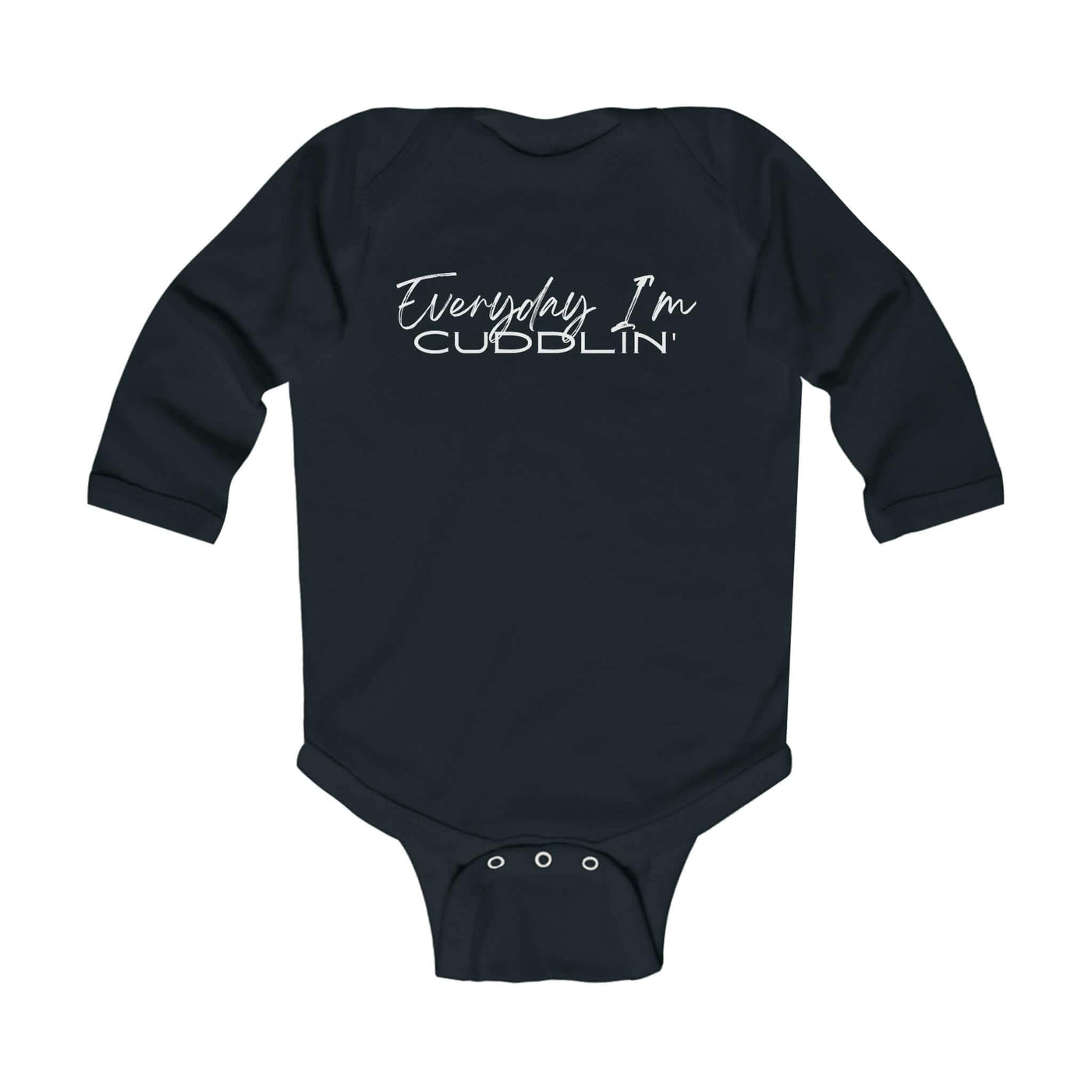 Printify Kids clothes Black / 6M Every Day I'm Cuddlin' Onesie