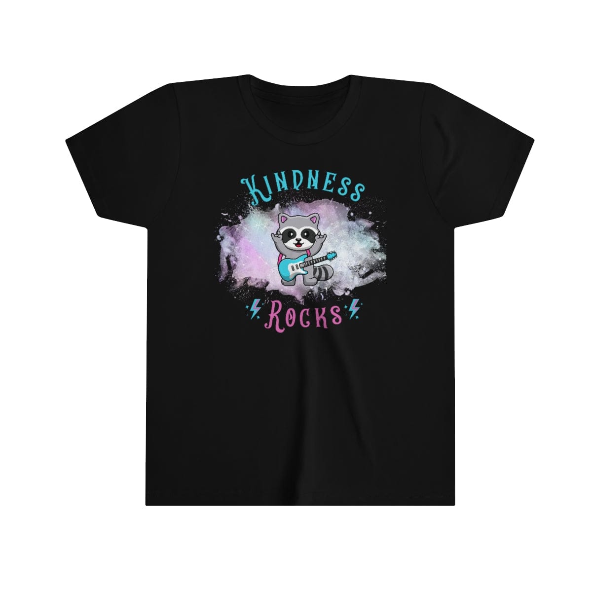 Printify Kids clothes Black / S Kindness Rocks Tee