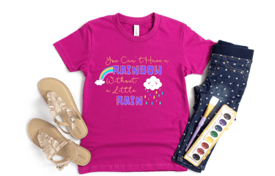 Printify Kids clothes Girls Rainbow Tee