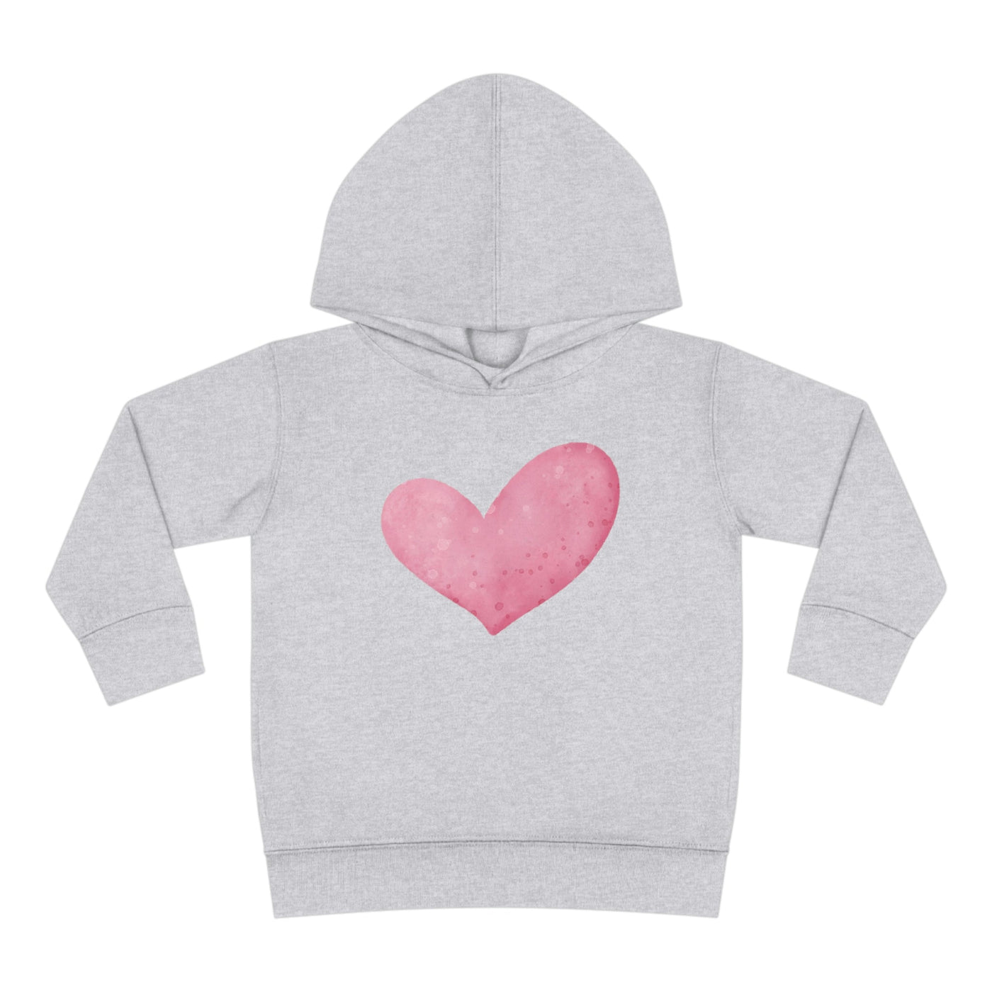 Printify Kids clothes Heather / 2T Girl's Sweetheart Toddler Pullover Fleece Hoodie