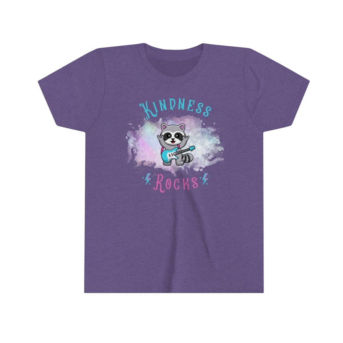 Printify Kids clothes Heather Team Purple / S Kindness Rocks Tee