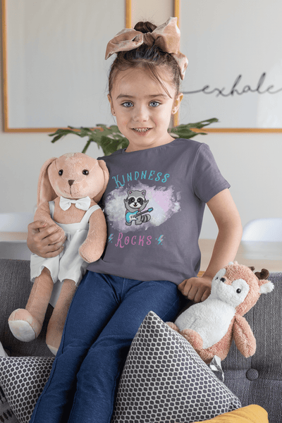 Printify Kids clothes Kindness Rocks Tee