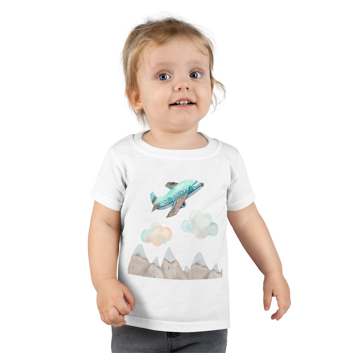 Printify Kids clothes Take Flight Plane Toddler T-shirt