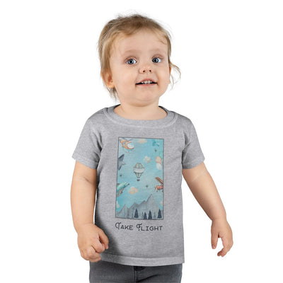 Printify Kids clothes Take Flight Toddler T-shirt