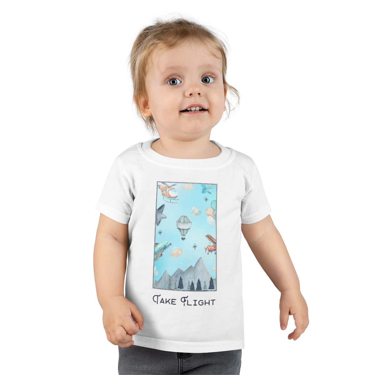 Printify Kids clothes Take Flight Toddler T-shirt