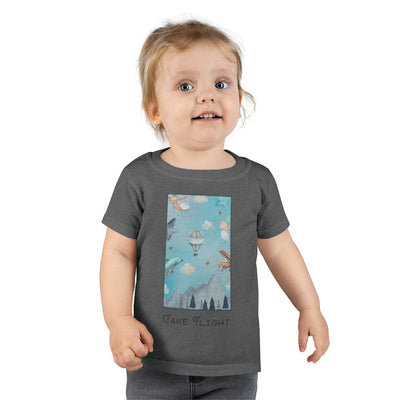 Printify Kids clothes Take Flight Toddler T-shirt