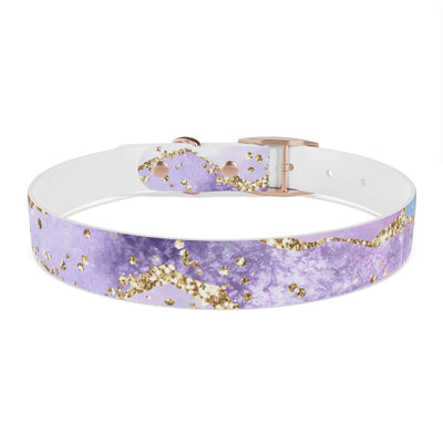 Printify Pets Blue & Purple Glitter Dog Collar