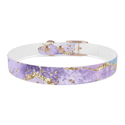 Printify Pets Blue & Purple Glitter Dog Collar