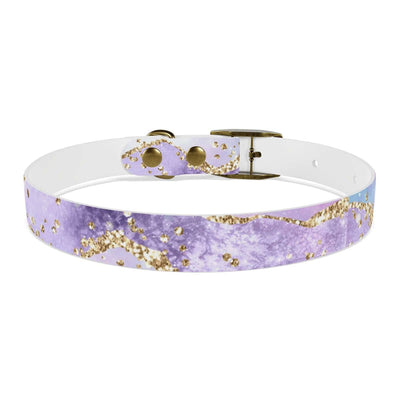 Printify Pets Blue & Purple Glitter Dog Collar