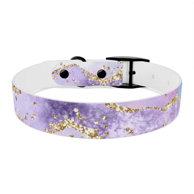 Printify Pets Blue & Purple Glitter Dog Collar