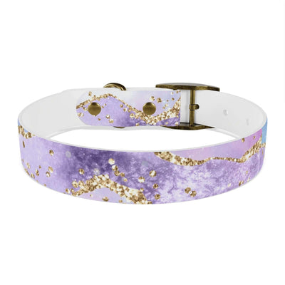 Printify Pets Blue & Purple Glitter Dog Collar