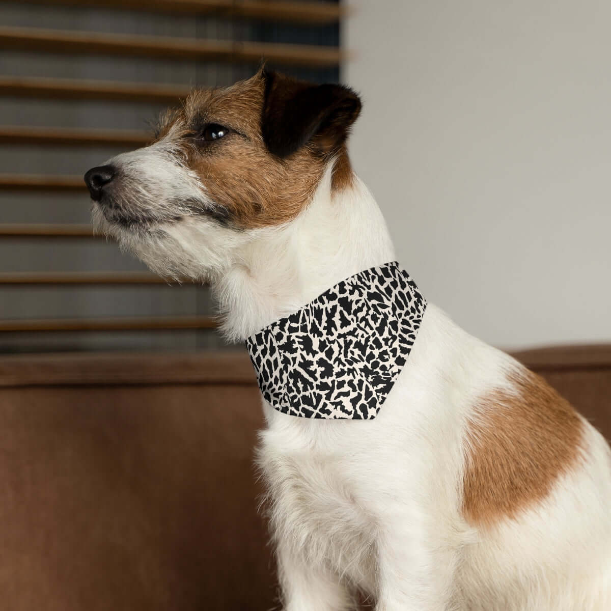 Printify Pets Giraffe Print Pet Bandana Collar