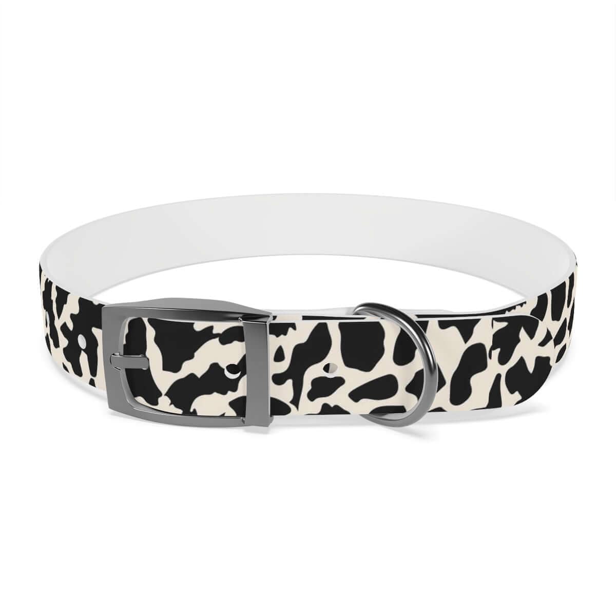 Printify Pets L / Gun Metal / TPU Giraffe Print Dog Collar