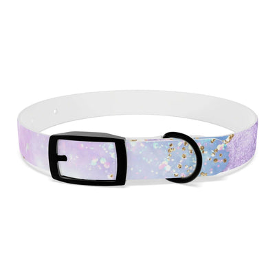 Printify Pets S / Black Onyx / TPU Blue & Purple Glitter Dog Collar